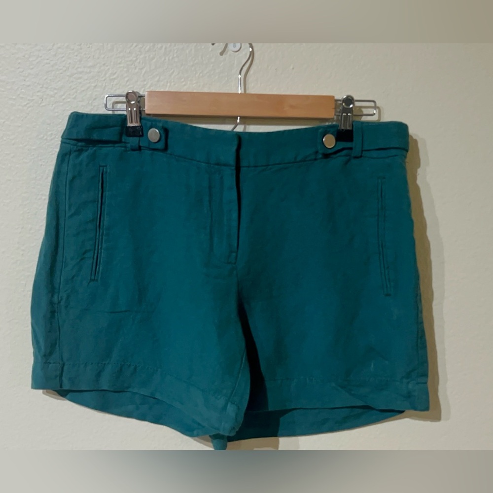 White House Black Market Teal Women's Bermuda Shorts